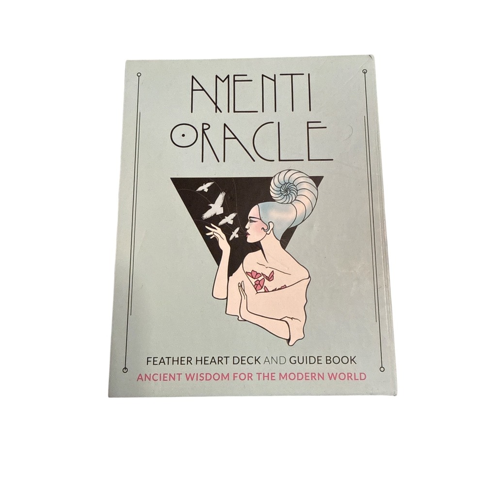 Amenti Oracle Feather Heart Deck Guide Book Jennifer Sodini Natalee Miller Set